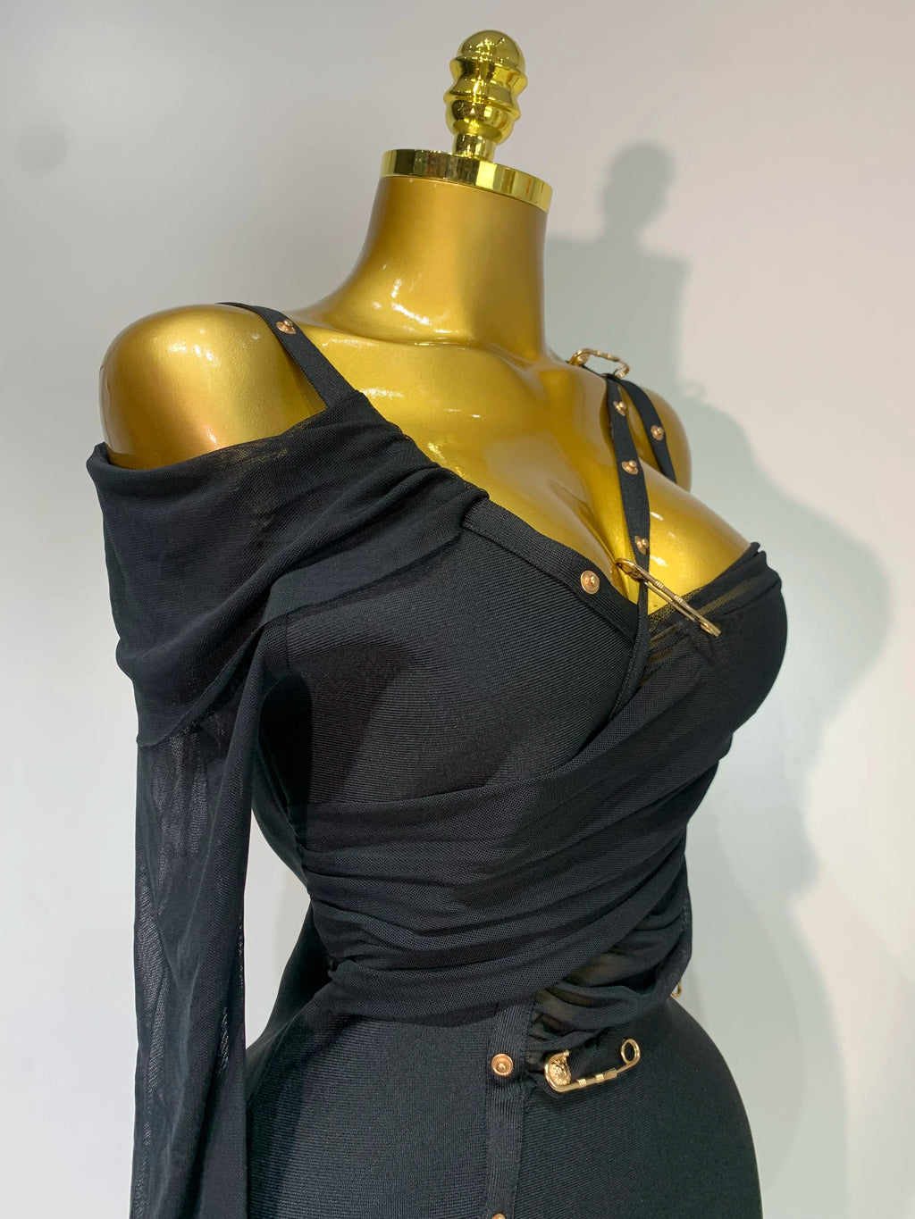 High Quality One Shoulder Long Sleeve Bodycon Bandage Dress Cocktail Evening Party Luxury Birthday Dress Celebrity Prom Gown