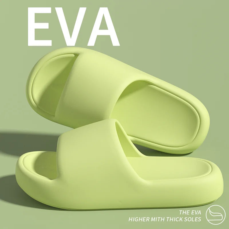 Soft Sole Eva Cloud Slippers Women Candy Colors Platform Home Slides Woman 2026 Summer Non Slip Beach Flip Flops Female Sandals