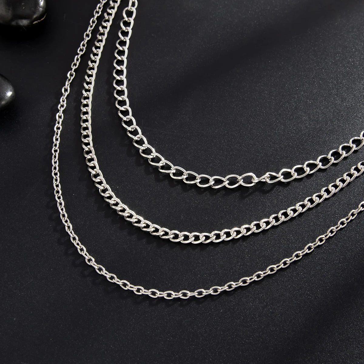 Salircon Punk Multilayer Metal Star Pendant Pant Chain Hip Hop Waist keychain Jeans Chain Women Trendy Jewelry Accessories Gifts