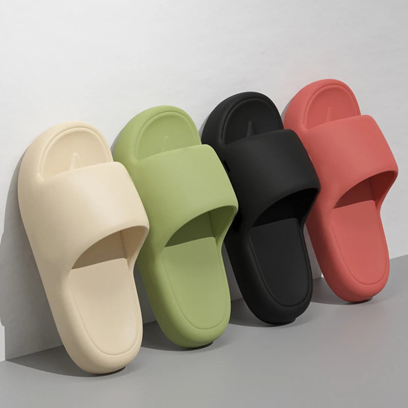 Soft Sole Eva Cloud Slippers Women Candy Colors Platform Home Slides Woman 2026 Summer Non Slip Beach Flip Flops Female Sandals