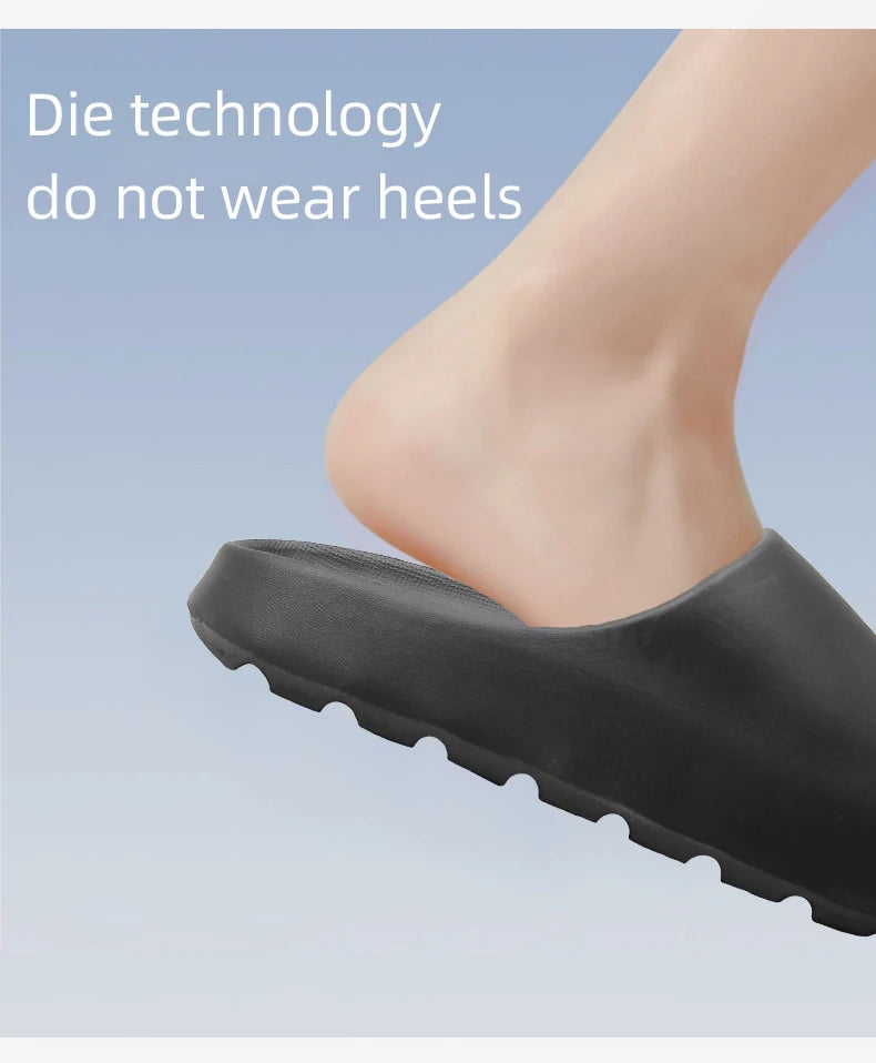Coconut Slippers Feel like Stepping on Shit Thick-soled Sandals Summer New Non-slip Wearing Sandals（Shoebox not included）