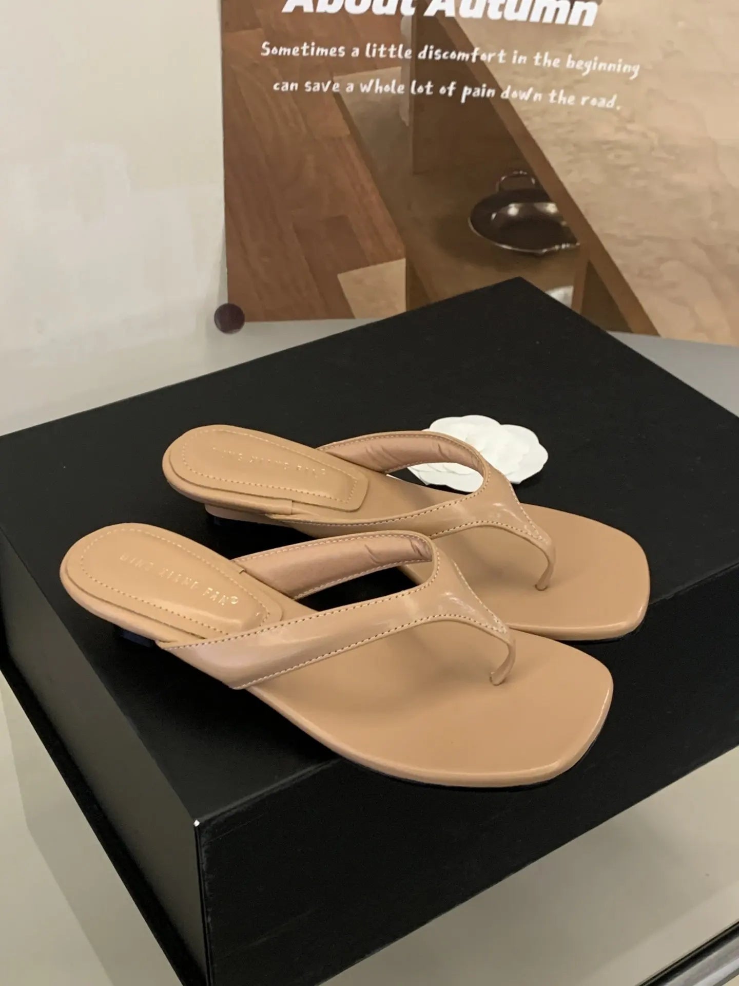 Fashion Brand Wedge Heel Slipper Slides Women Clip Toe Flip Flops Narrow Band Sandals Shoes Casual Female Slipper Sandalia Mujer
