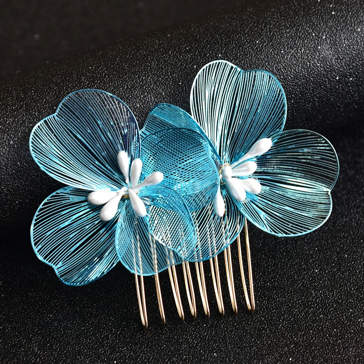 Alloy Flower Hair Clips Women's Hair Accessories Fashion Bridal Wedding Hair Comb Women's Hair Clips Wedding Accessories