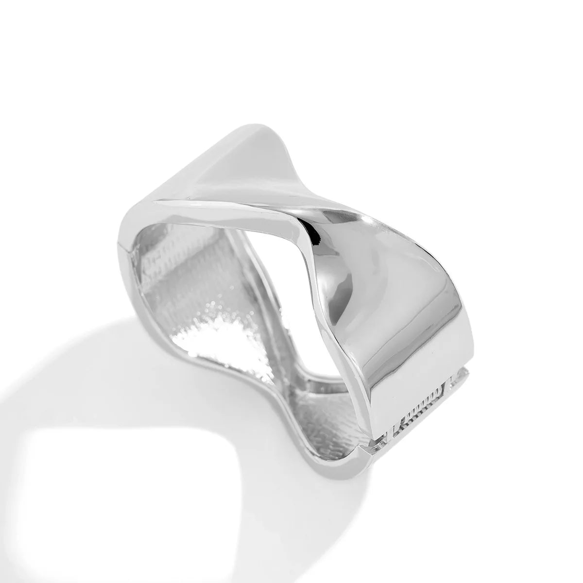 DIEZI 4 Style Punk Irregular Chunky Metal Wide Cuff Bangles Hip Hop Gold Silver Color Geometric Bangles Women Men Bracelet Set