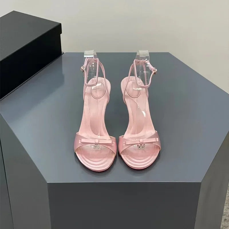 Thin High Heels Open Toe Dancing Shoes Sexy Women Sandals Fashion Summer Ballroom Dance Shoes Women