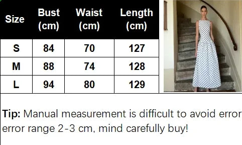 Elegant Solid Polka Dot Pleated Slim Vestido Women Chic Sleeveless Off Shoulder Round Neck Maxi Dresses Summer Dinner Party Wear