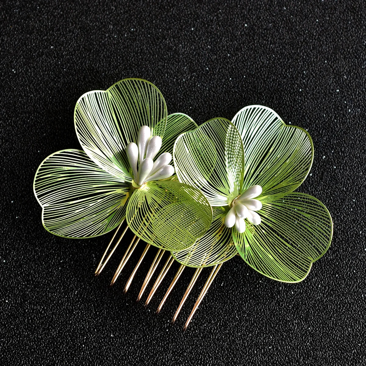 Alloy Flower Hair Clips Women's Hair Accessories Fashion Bridal Wedding Hair Comb Women's Hair Clips Wedding Accessories