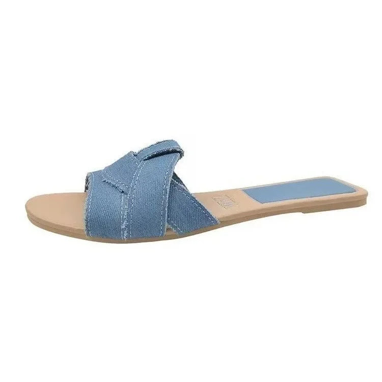 New Summer Designer Women'S Solid Color Fashion Slippers Zapatos De Mujer Women'S Shoes Slippers Women Slippers  Women Shoes