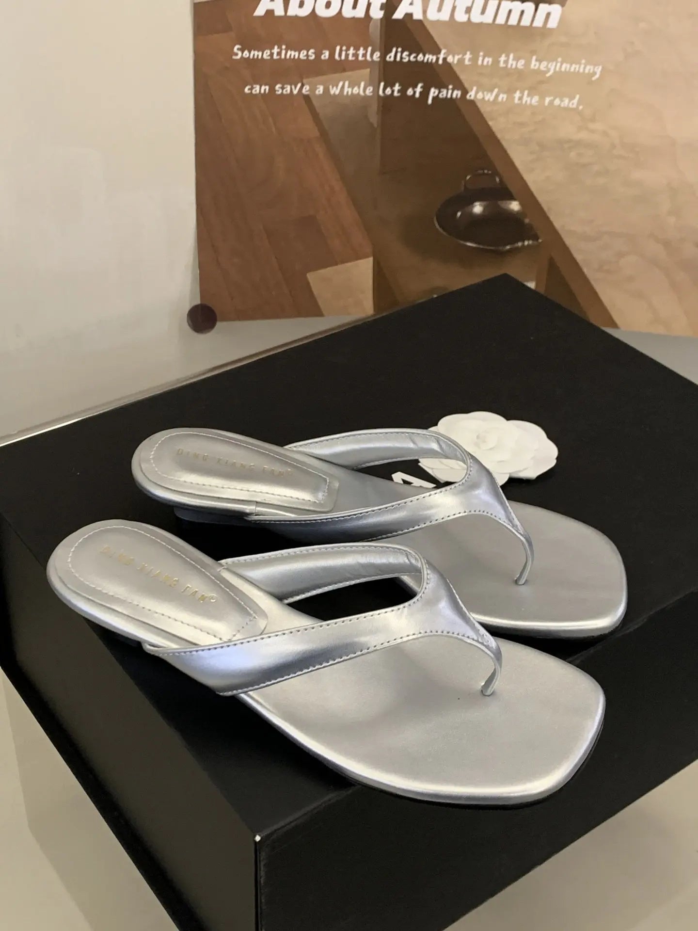 Fashion Brand Wedge Heel Slipper Slides Women Clip Toe Flip Flops Narrow Band Sandals Shoes Casual Female Slipper Sandalia Mujer