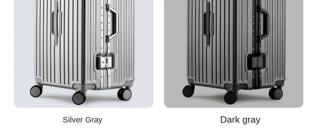 Large Capacity Suitcase 30/32 inchThickened Strong and Durable Aluminium Frame Luggage Trolley Case 20-28 inch Carry-on Suitcase