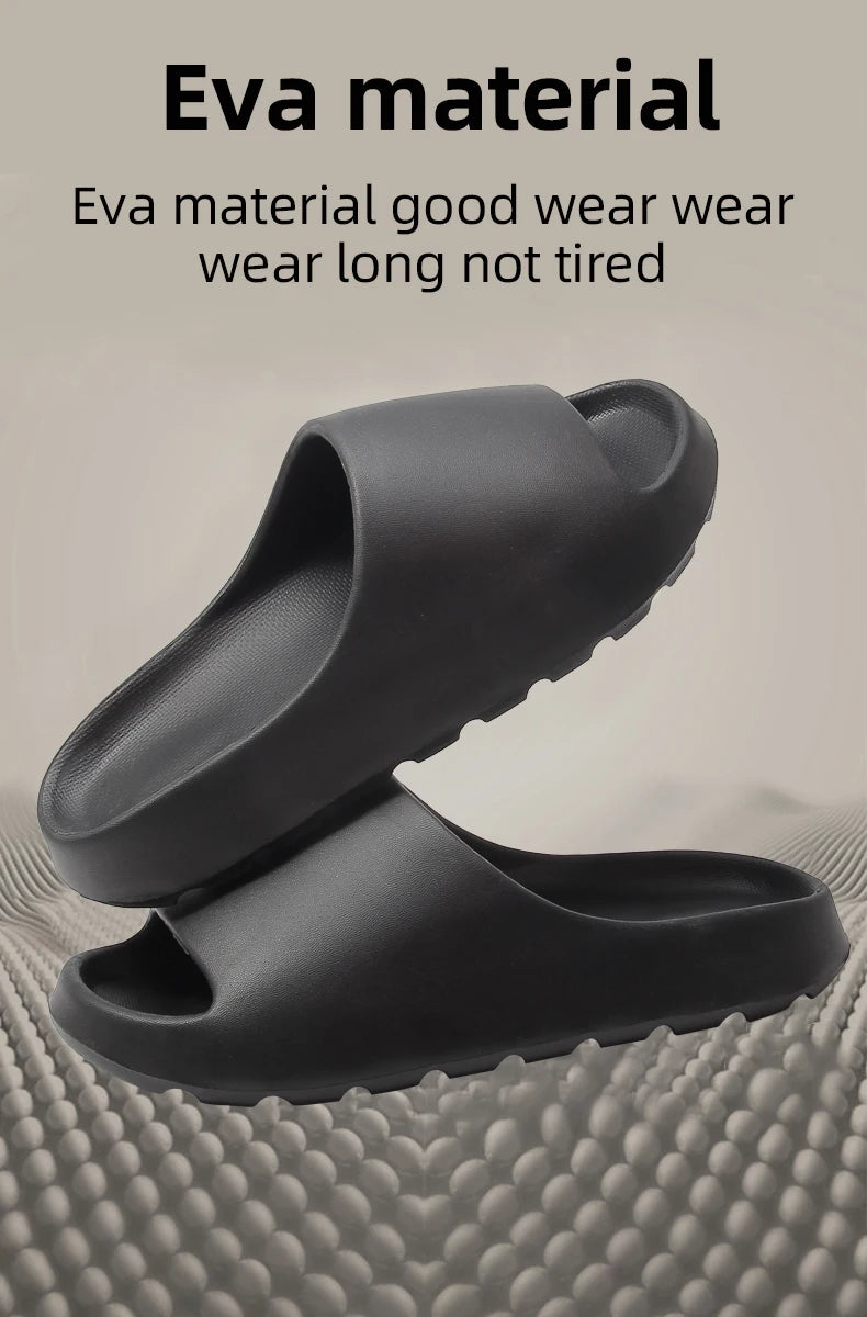 Coconut Slippers Feel like Stepping on Shit Thick-soled Sandals Summer New Non-slip Wearing Sandals（Shoebox not included）