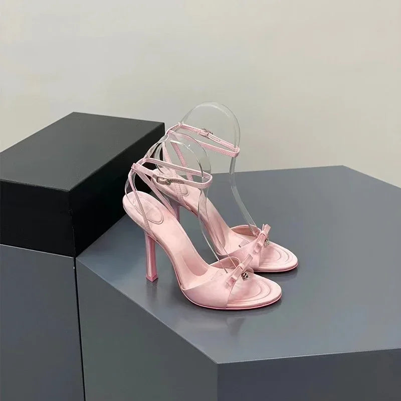 Thin High Heels Open Toe Dancing Shoes Sexy Women Sandals Fashion Summer Ballroom Dance Shoes Women