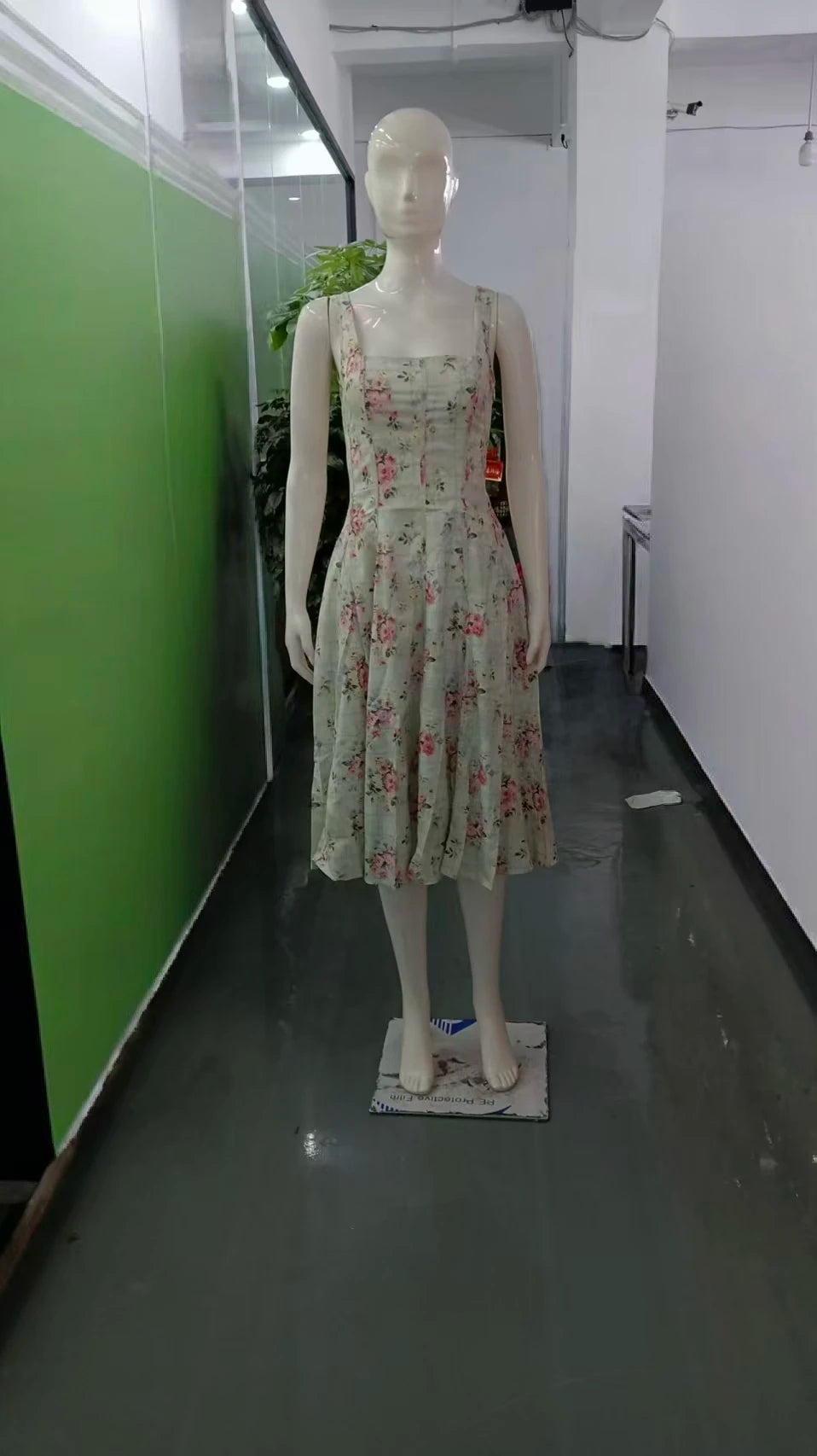 Sexy Floral Midi Corset Sun Dress Women's Sundress High Waist Slip Dresses Female Clothing Summer Red Pink Blue Brown 2026 Robe