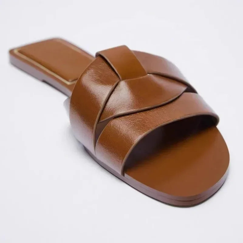 New Summer Designer Women'S Solid Color Fashion Slippers Zapatos De Mujer Women'S Shoes Slippers Women Slippers  Women Shoes