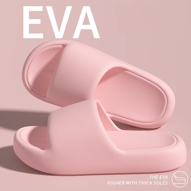 Soft Sole Eva Cloud Slippers Women Candy Colors Platform Home Slides Woman 2026 Summer Non Slip Beach Flip Flops Female Sandals