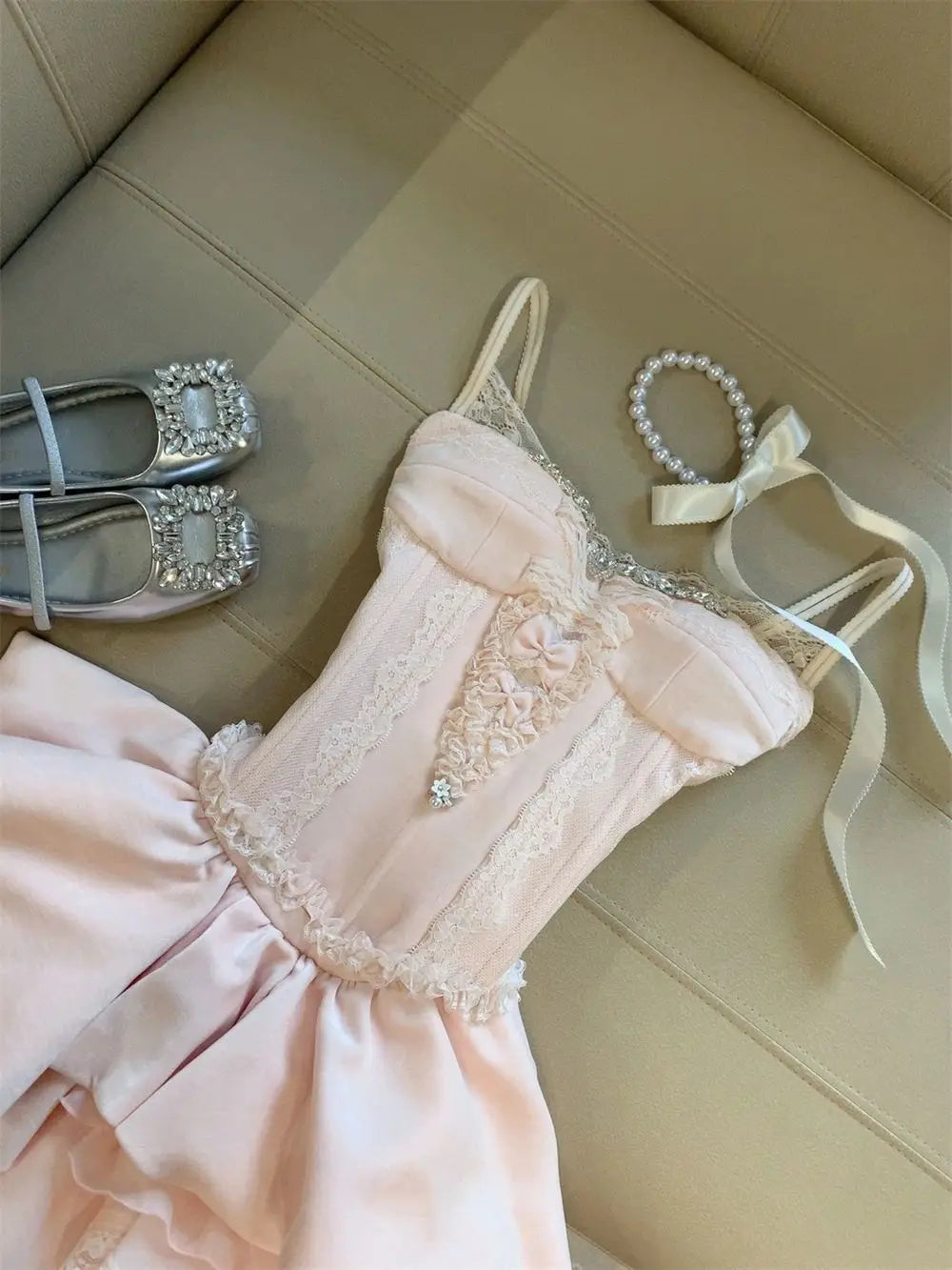 French Vintage Elegant Sweet Woman Dress Sexy Strapless Design Short Party Mini Dress Female Fairy Birthday Party Chic Clothes
