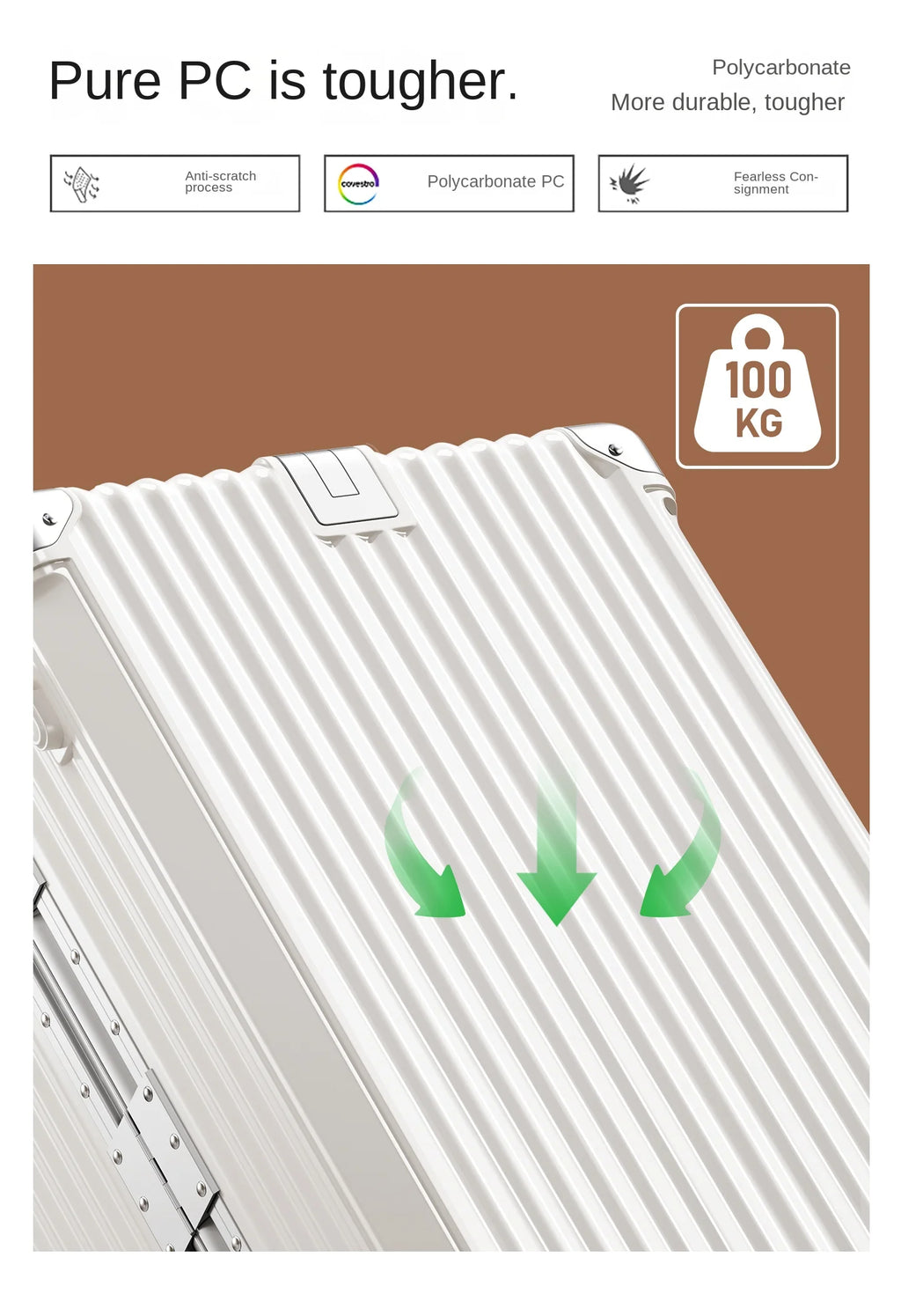 28/30/32 inch Travel Suitcases Large Capacity New Strong and Durable Thickened PC Aluminium Frame Trolley Suitcase 20'' Carrier