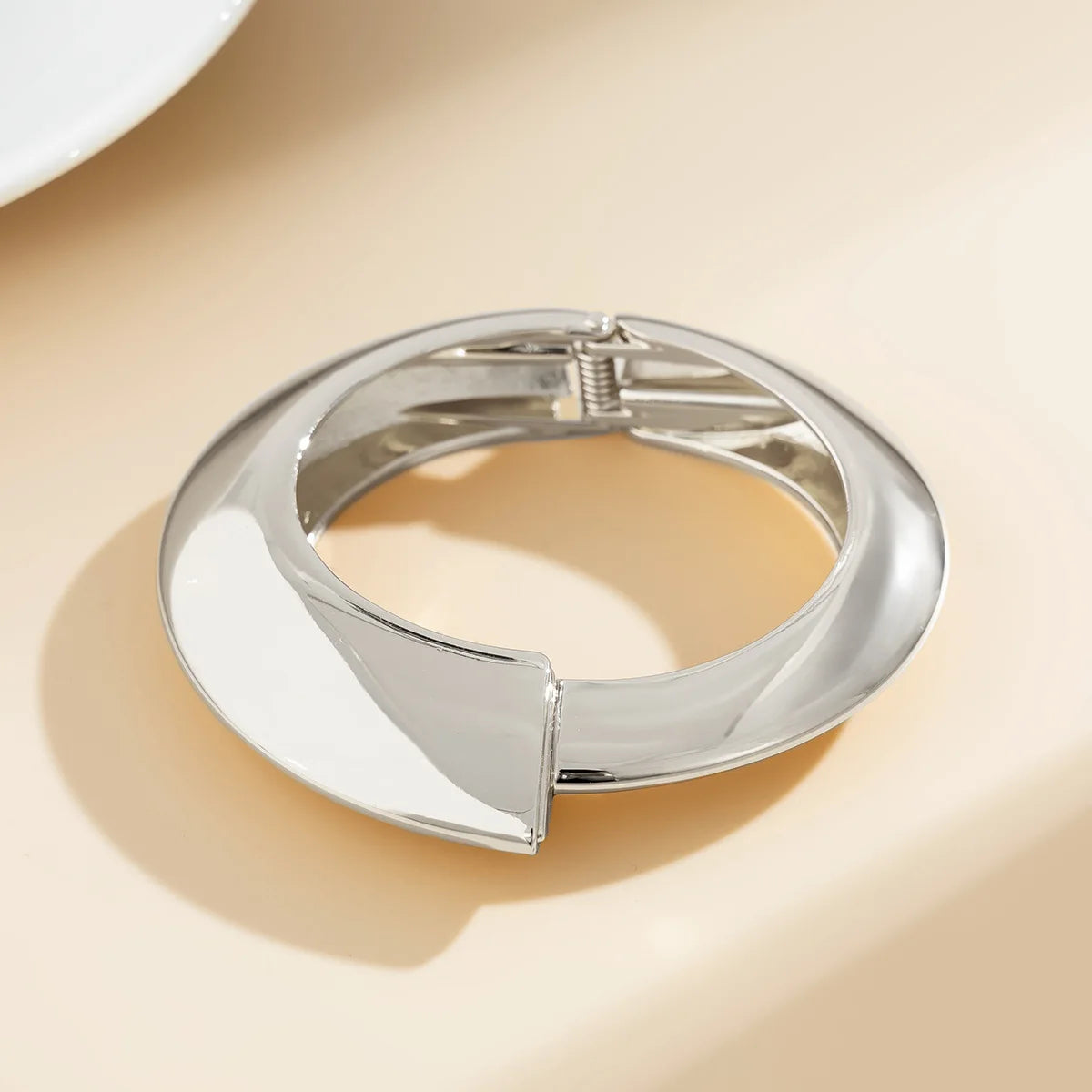 DIEZI 4 Style Punk Irregular Chunky Metal Wide Cuff Bangles Hip Hop Gold Silver Color Geometric Bangles Women Men Bracelet Set